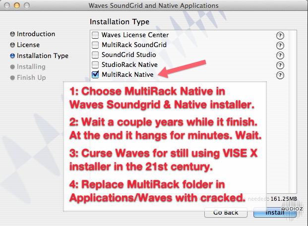 installing waves plugins without waves central